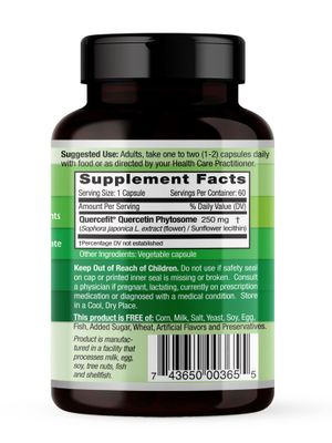 EMERALD LABS Quercetin Phytosome - Quercetin Complex for Immune Support - Vegan &amp; Gluten-Free - 60 Vegetable Capsules