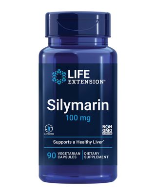 Life Extension Silymarin - Milk Thistle Extract - Supports Liver Health - Gluten-Free, Non-GMO, Vegetarian - 90 Capsules