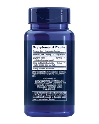 Life Extension Silymarin - Milk Thistle Extract - Supports Liver Health - Gluten-Free, Non-GMO, Vegetarian - 90 Capsules