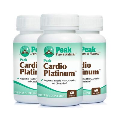 Peak Pure &amp; Natural Peak Cardio Platinum 180 Capsules