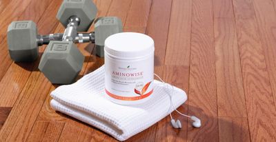 Young Living AminoWise 7.32oz - Wolfberry Lemonade Flavored Drink Mix - Muscle Performance, Fatigue Reduction, and Post-Exercise Support - 30 Servings