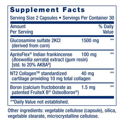 Life Extension ArthroMax Advanced NT2 Collagen & AprsFlex, glucosamine sulfate, Boswellia (Indian frankincense), joint health, mobility, gluten-free, non-GMO, 60 capsules