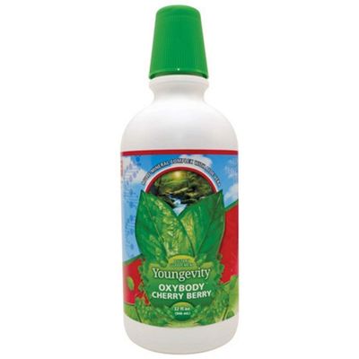 Oxybody Cherry Berry - Vitamins Minerals &amp; Botanicals - 32 Fl Oz (Pack of 1) - Aloe Vera Drink with Natural Cherry Flavor - Immunity Juice Full of Vitamins, Minerals and Botanicals - Health Supplement