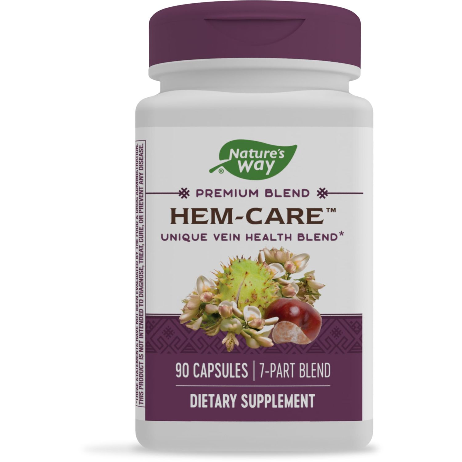 Nature&#39;s Way Premium Hem-Care, Unique Vein Health Blend*, 90 Capsules