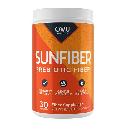 CAVU NUTRITION Gentle Prebiotic Fiber Supplement | Promotes Comfortable Digestion &amp; Regularity* | Intestinal &amp; Colon Health* (30 Servings)