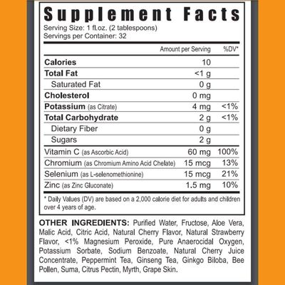 Oxybody Cherry Berry - Vitamins Minerals &amp; Botanicals - 32 Fl Oz (Pack of 1) - Aloe Vera Drink with Natural Cherry Flavor - Immunity Juice Full of Vitamins, Minerals and Botanicals - Health Supplement