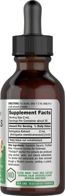 Horbach Astragalus Root Extract Liquid | 2 fl oz | Alcohol Free Tincture | Super Concentrated | Vegetarian, Non-GMO, Gluten Free