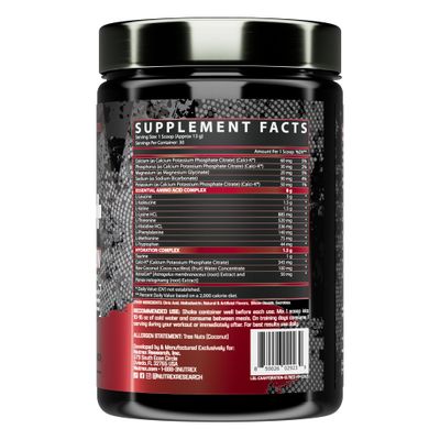 Nutrex Research EAA Hydration | EAAs + BCAA Powder | Muscle Recovery, Strength, Muscle Building, Endurance | 8G Essential Amino Acids + Electrolytes | 30 Servings (Fruit Punch)