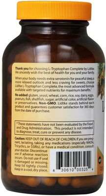 Lidtke Technologies L-Tryptophan Complete Capsules, 120 Count