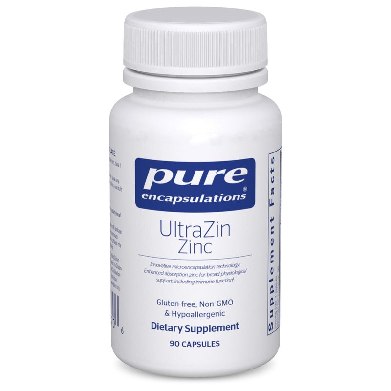 Pure Encapsulations UltraZin Zinc | Enhanced Absorption Mineral Support for Metabolism and Immune Health* | 90 Capsules