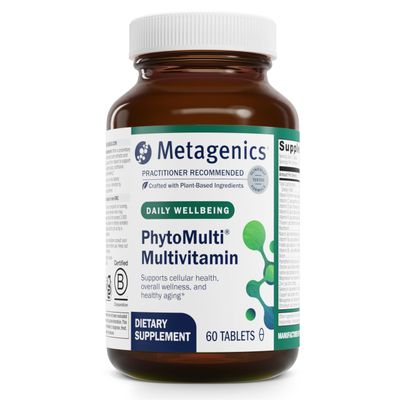 Metagenics PhytoMulti Multivitamin Without Iron - Daily Multivitamin for Overall Health &amp; Aging - 20+ Essential Vitamins &amp; Minerals - with Vitamin B6, Lutein, Zeaxanthin &amp; More - 60 Tablets