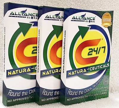 C24/7 Natura- Ceutical 3 Boxes Dietary Food Supplement of 10 Tablets Pack (30 Tablets)