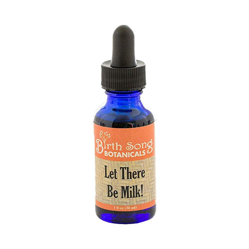 Birth Song Botanicals Let There Be Milk, Organic Lactation Tincture, Herbal Breastfeeding Supplement with Fenugreek and Goat&#39;s Rue, New Mom, 2oz Bottle