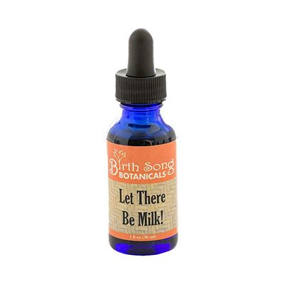 Birth Song Botanicals Let There Be Milk, Organic Lactation Tincture, Herbal Breastfeeding Supplement with Fenugreek and Goat&#39;s Rue, New Mom, 2oz Bottle