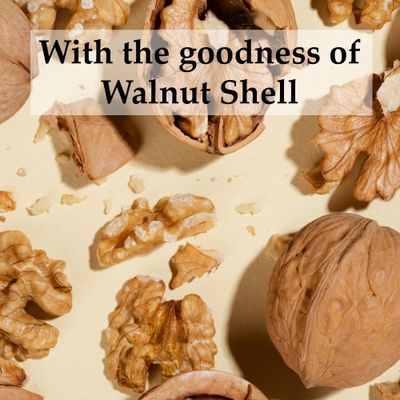Natural Walnut Shell Powder with Resealable Zip Lock Pack, No Silica and Any Artificial Additives for Homemade Natural Scrub 227g, 1/2lbs, 8oz(packaging may vary)