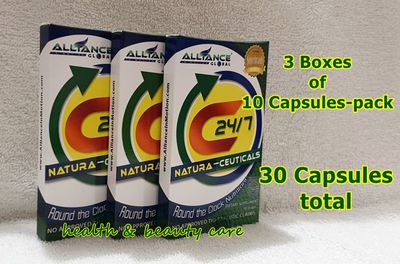 C24/7 Natura- Ceutical 3 Boxes Dietary Food Supplement of 10 Tablets Pack (30 Tablets)