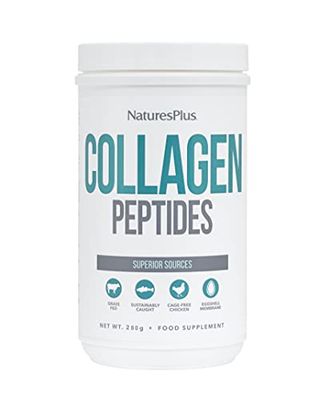 NaturesPlus Collagen Peptides Powder - 0.65 Pound - Provides Total Body Function Support - Hair, Skin, Joint &amp; Nail Health - Clean Taste - Gluten-Free, Non-GMO - 28 Servings