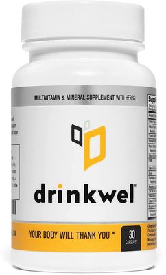 drinkwel Better Mornings - Premium Multivitamin Supplement - Liver Cleanse, Detox, Immune Support- Milk Thistle, Vitamin C, Zinc, Magnesium - 30 Count