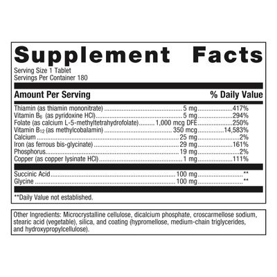 Metagenics Hemagenics - Iron Supplement - Non-Constipating - Vitamin B12, B6 &amp; Folate - Supports Formation &amp; Maintenance of Healthy Red Blood Cells* - Non-GMO, Gluten-Free &amp; Vegetarian - 180 Count