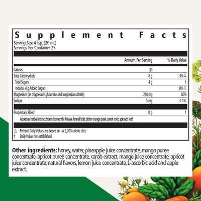Floradix, Magnesium Vegetarian Liquid Supplement for Muscle and Bone Support, 17 Fl Oz