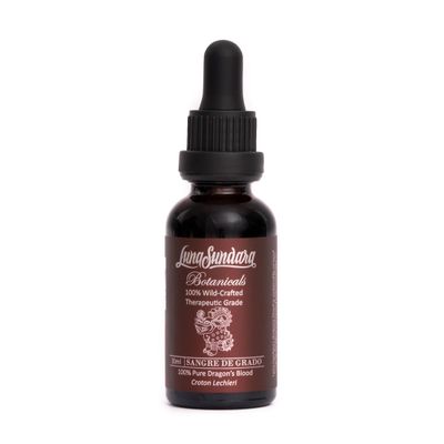 Luna Sundara Dragon&#39;s Blood 100% Pure Raw Sangre de Grado 1 Oz (Croton Lechleri) Wild Crafted and Ethically Sourced Contains No Added Ingredients No Alcohol