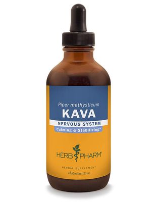 Herb Pharm Kava Root Liquid Extract to Reduce Stress and Promote Relaxation - 4 Ounce