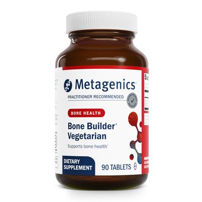 Metagenics Bone Builder Vegetarian - Bone Building Supplement* - Bone Health with Magnesium &amp; Calcium - Vegetarian Mineral Support* - for Men &amp; Women - 90 Servings