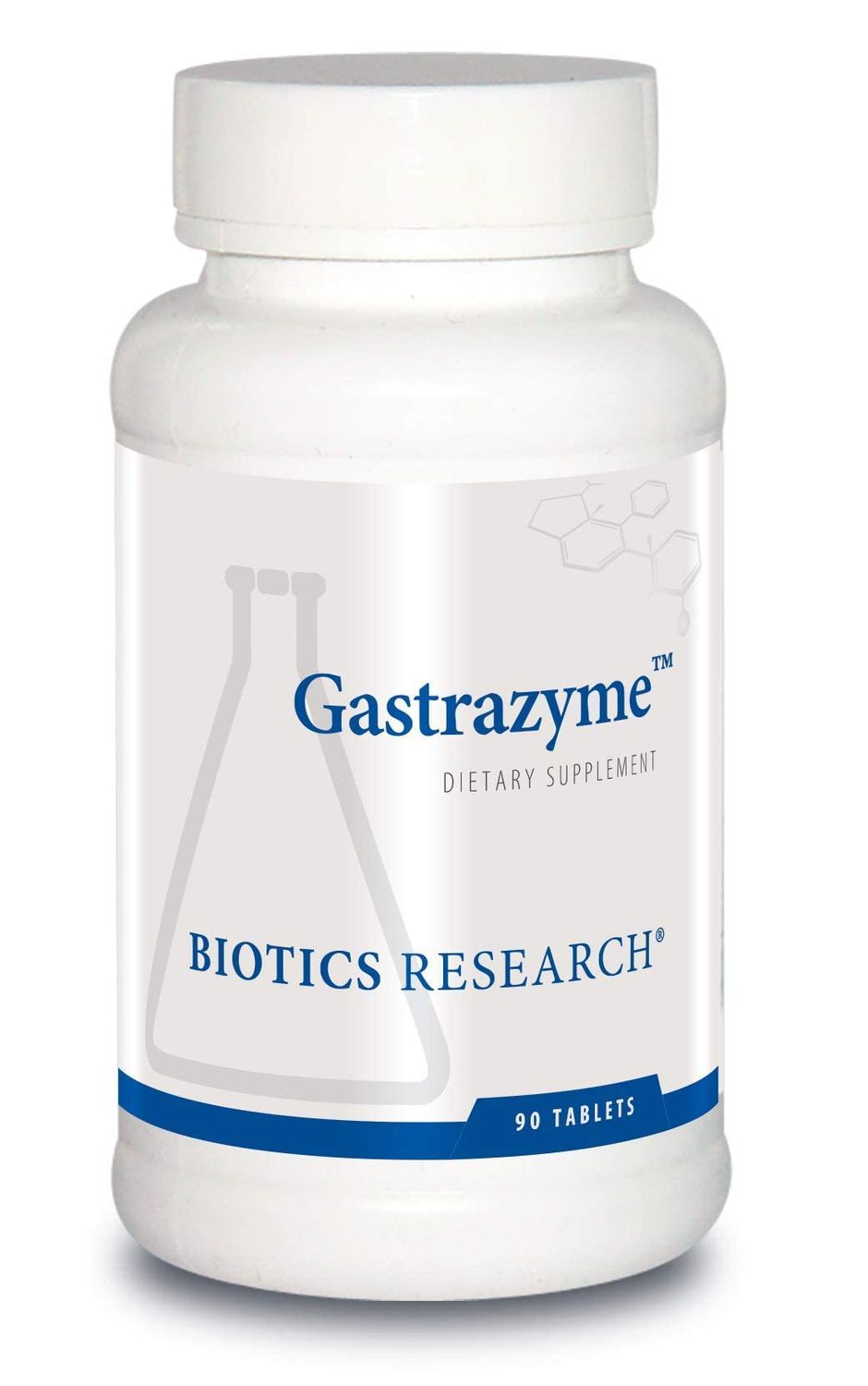 Biotics Research Gastrazyme Digestive Support, Gastrointestinal Health, Supplies Vitamin U Complex, Chlorophyllins, Gamma Oryzanol, 90 Tabs