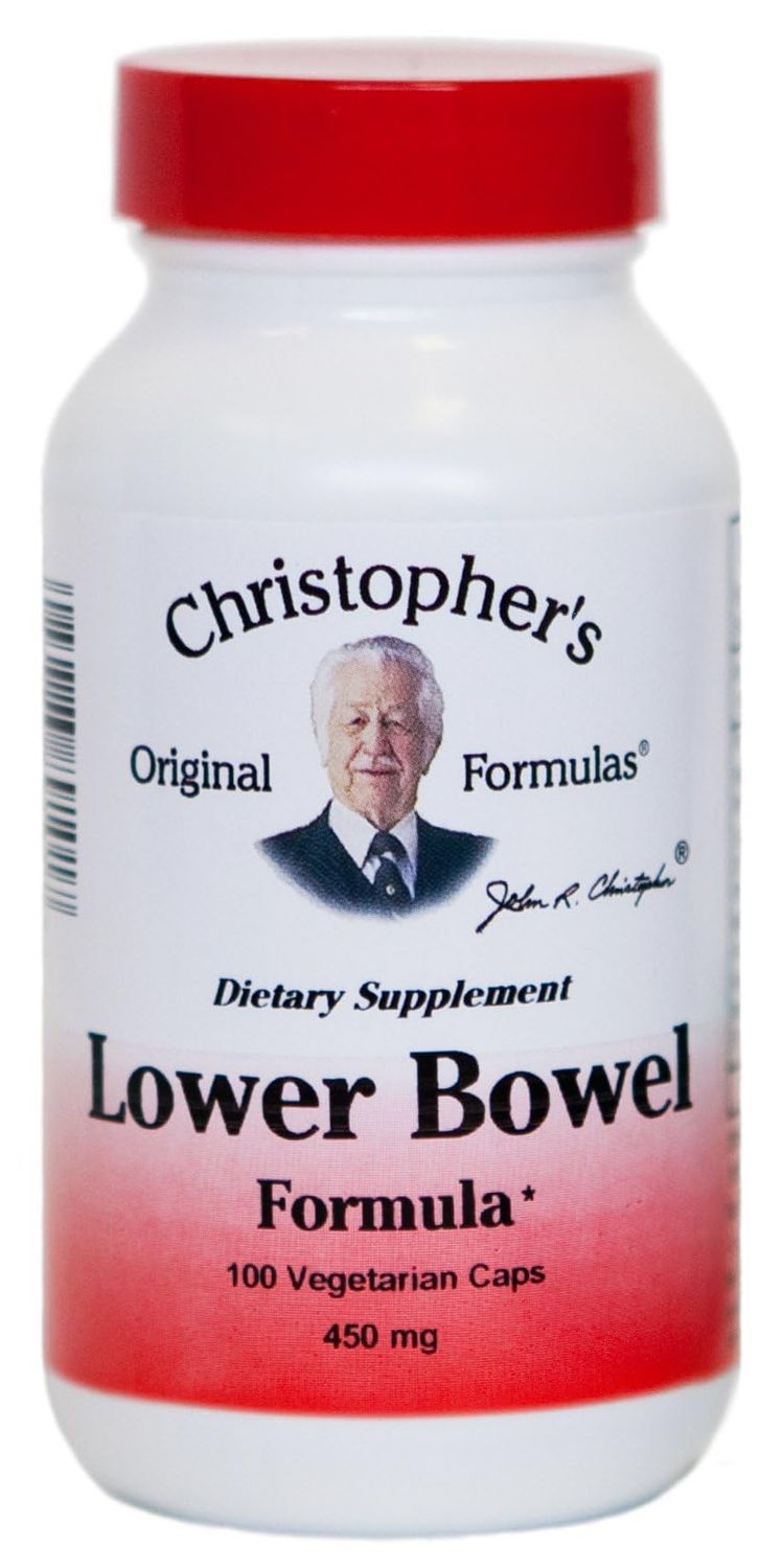 Christopher&#39;s Original Formulas Lower Bowel Formula 100 Vcaps