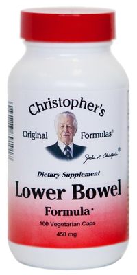 Christopher&#39;s Original Formulas Lower Bowel Formula 100 Vcaps