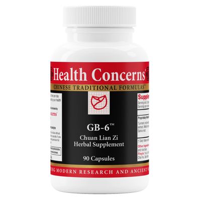 Health Concerns GB-6 - Gallbladder Support &amp; Liver Health Supplement - 90 Capsules