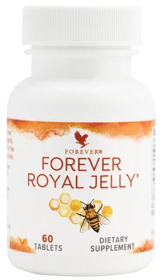 Forever Living - Forever Royal Jelly - Energy Booster &amp; Wellness Support - Rich in 10-HDA, Proteins, Vitamins, Amino Acids &amp; Gluten-Free - 60 Tablets