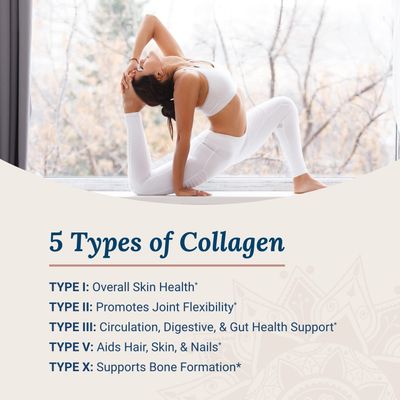 Live Conscious Beyond Collagen Multi Collagen Powder - Types I, II, III, V &amp; X | Keto Friendly, Hydrolyzed Blend with Biotin &amp; Vitamin C 15oz (2-Pack)