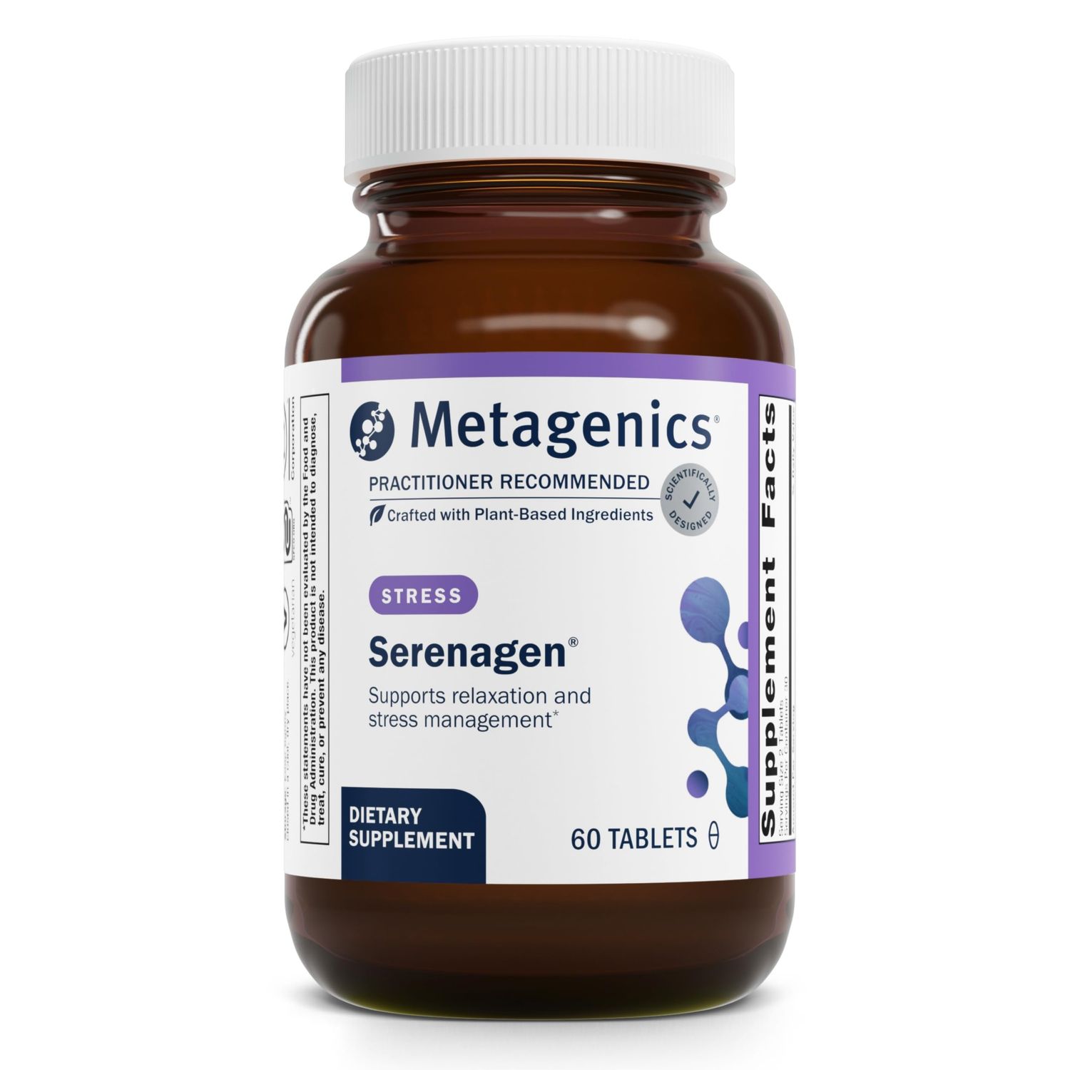 Metagenics Serenagen, Traditional Herbal Stress Management Formula with Asian Ginseng Root to Help Adjust to Stressful Environmental Challenges - 60 Tablets