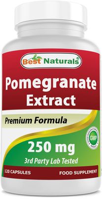 Best Naturals Pomegranate Extract 250 mg 120 Capsules