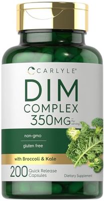 Carlyle DIM Supplement | 350mg | 200 Count | Vegetarian, Non-GMO &amp; Gluten Free Complex