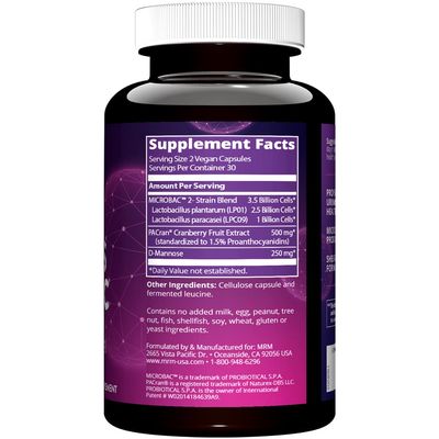 MRM Nutrition Womens Probiotics | Intestinal + Immune Health | Prebiotics + postbiotics | Clinically Proven| 25 Billion Cells | Good Bacteria for Gut Health| Shelf Stable | 30 Servings