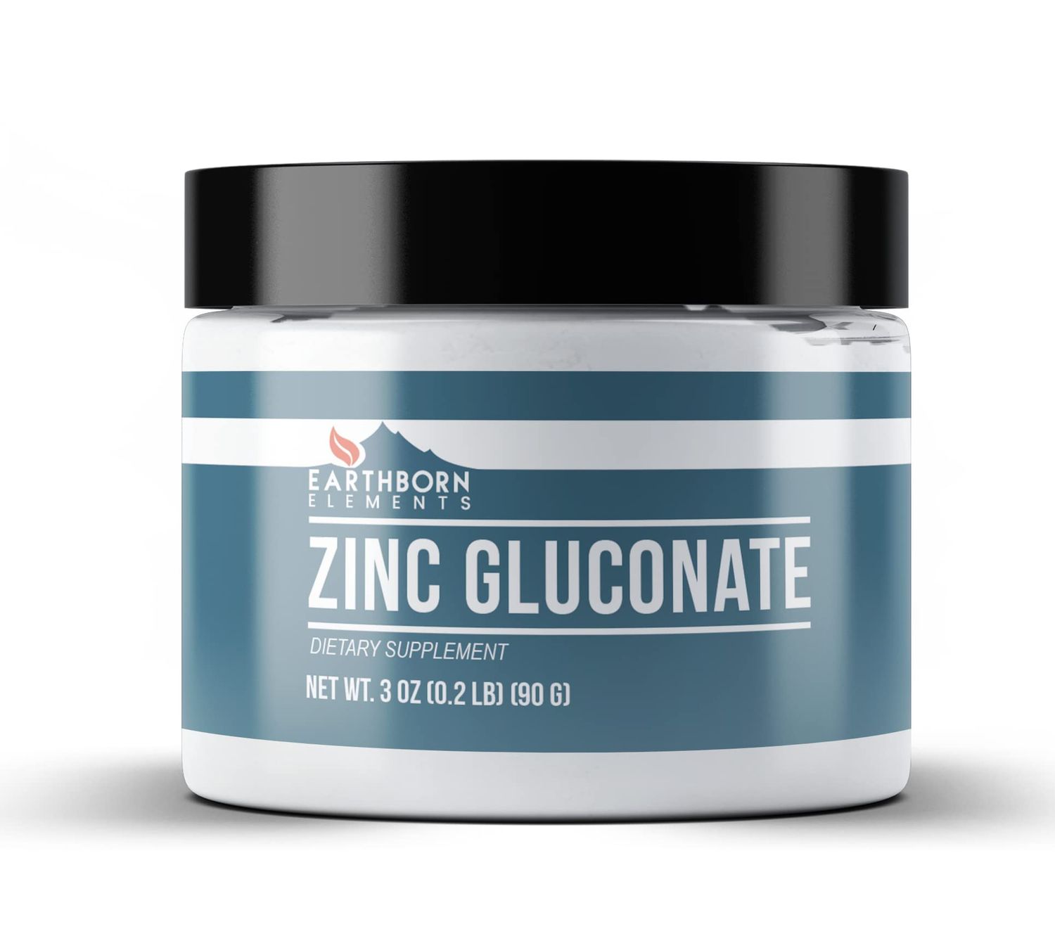 Earthborn Elements Zinc Gluconate 3 oz, Always Pure, No Fillers Or Additives
