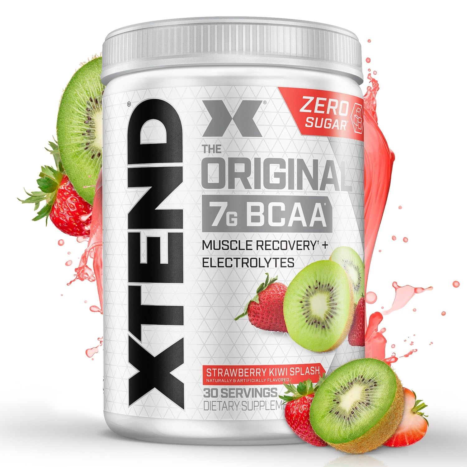 Xtend XTEND Original BCAA Powder 7g BCAA and 2.5g L-Glutamine, Sugar Free Post Workout Muscle Recovery Drink with Amino Acids for Men &amp; Women, 30 Servings