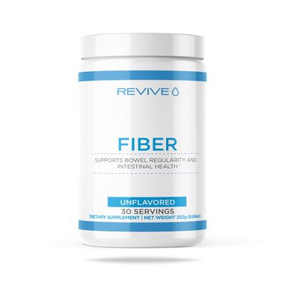 Revive MD Fiber - Digestive Health, Fiber, Psyllium Husk, Oat Flour - 30 Servings (30 Serving, Unflavored)