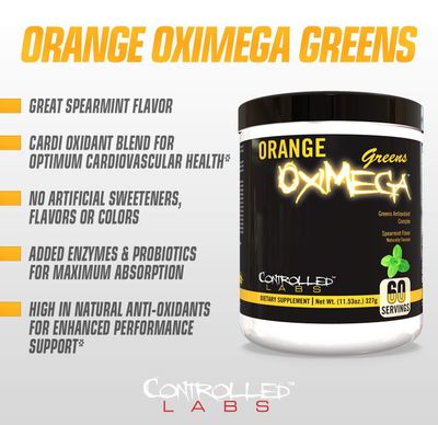 Controlled Labs Orange OxiMega Greens Spearmint -- 0.72 lb