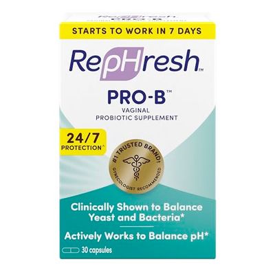 RepHresh Pro-B Probiotic Supplement for Women, 30 Oral Capsules