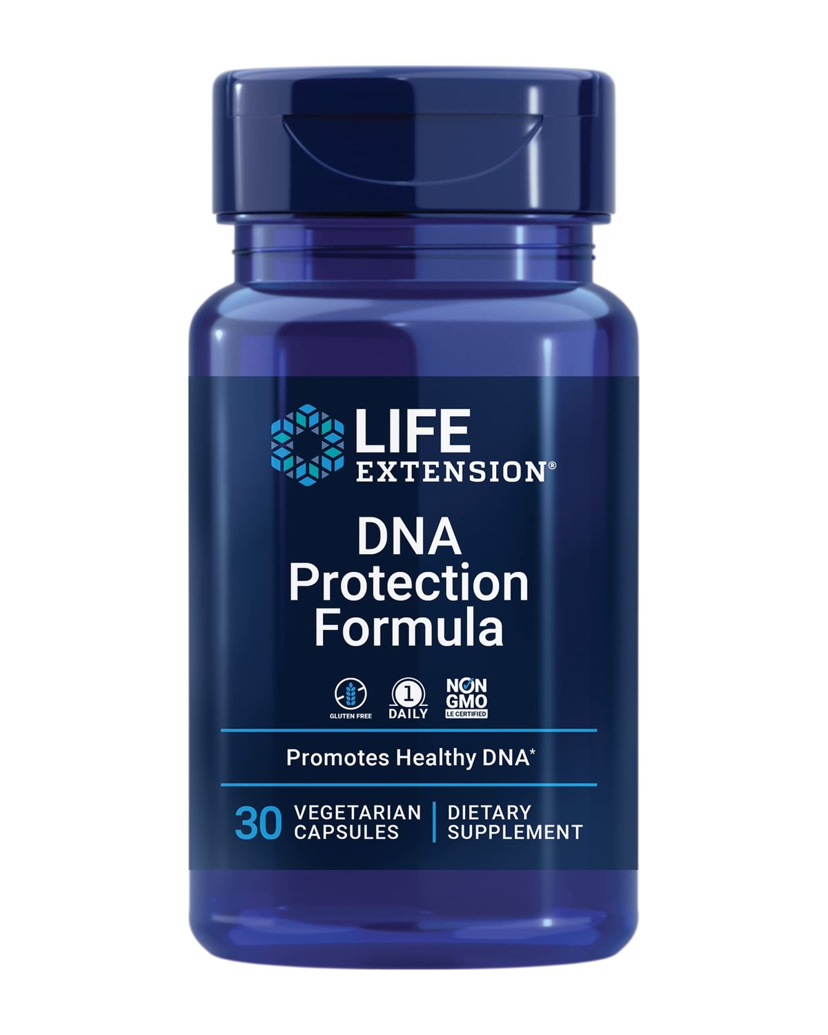 Life Extension DNA Protection Formula - Watercress &amp; Chlorophyllin Extract Supplement for DNA Protection Support, Liver Health and Detox - Gluten-Free, Non-GMO, Vegetarian - 30 Capsules