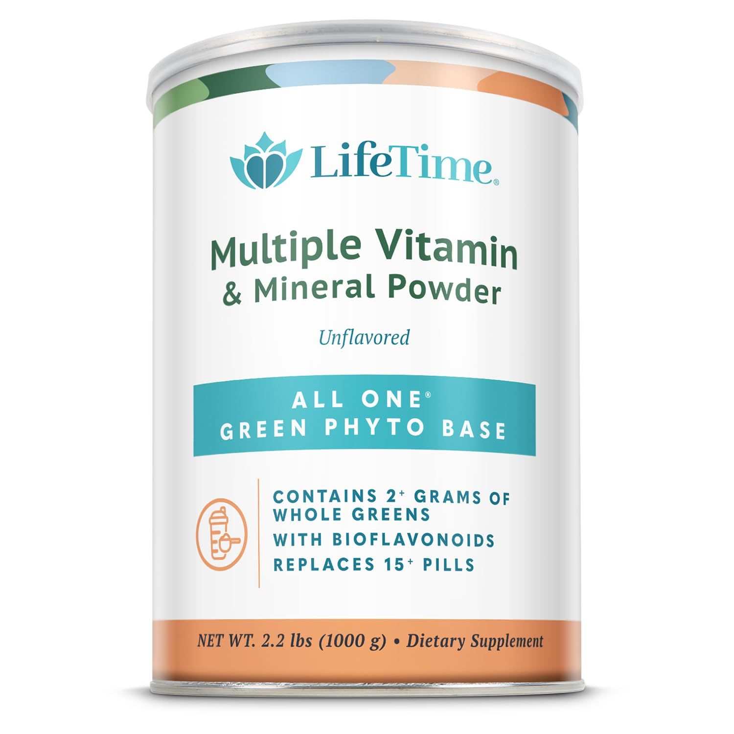 allOne Rice Base Multiple Vitamin &amp; Mineral Powder, Once Daily Multivitamin, Mineral &amp; Whole Food Amino Acid Supplement w/6g Protein (66 Servings) (66 Servings)