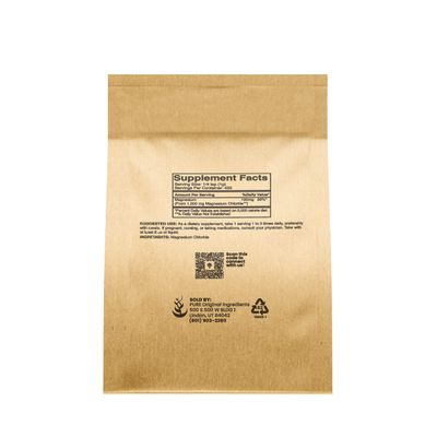 Pure Original Ingredients Magnesium Chloride (1 lb), Eco-Friendly Packaging, Crystal Powder, Magnesium Supplement