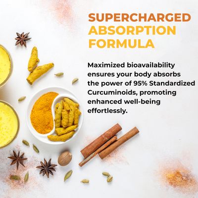 Ultra6 Nutrition Liquid Turmeric Curcumin with Black Pepper - Organic Turmeric Supplement with Bioperine for Joint Support - Turmeric Drops Supplements for Supreme Absorption - Made in USA - 60ml