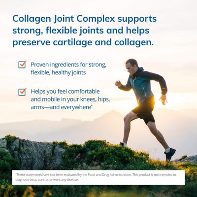 Euromedica Collagen Joint Complex - 60 Capsules - Type II Collagen, Glucosamine, Chondroitin, Hyaluronic Acid Complex, Boswellia - Advanced Joint Support - Non-GMO - 20 Servings