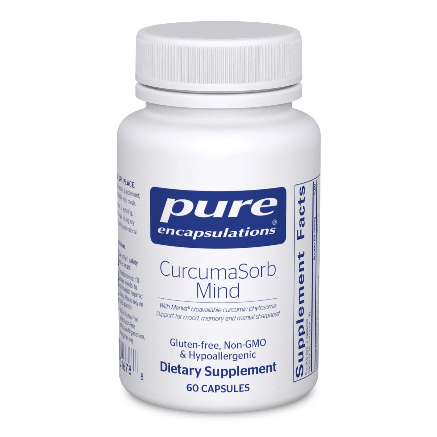 Pure Encapsulations CurcumaSorb Mind | Supplement to Support Memory, Sharpness, and Cognitive Function* | 60 Capsules