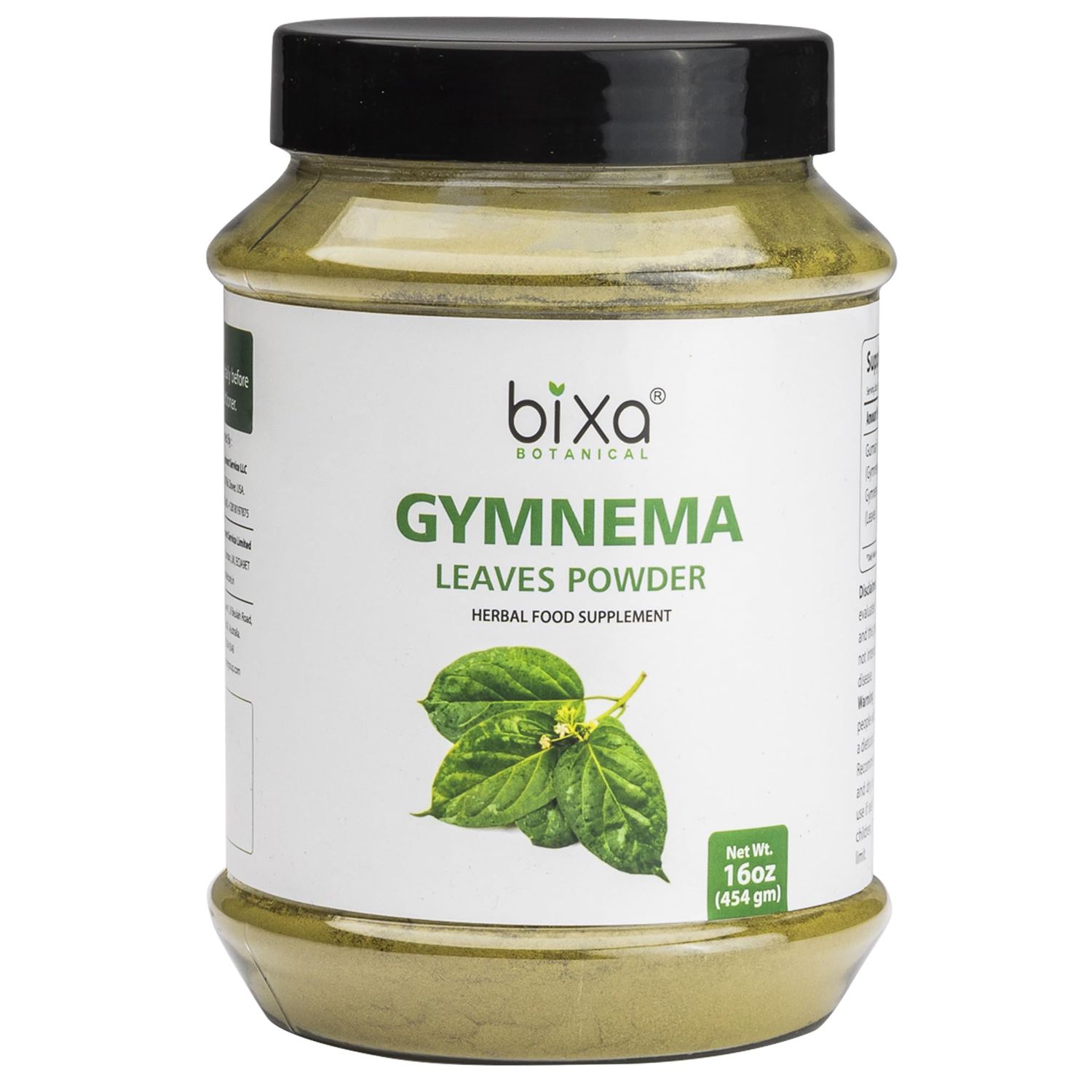 bixa BOTANICAL Gymnema Leaf Powder (Gudmar, Shardunika) 1 Pound /16Oz | Digestive Stimulant | Natural Herbal Supplement