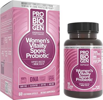Probiogen Womens Daily Vitality Probiotic, Vitality Supplement, Womens Supplement, 60 Count Capsules
